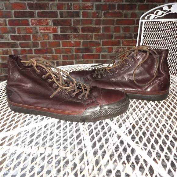 FRYE Brown Leather Men's Chukka Boots Size 13 - Picture 3 of 9